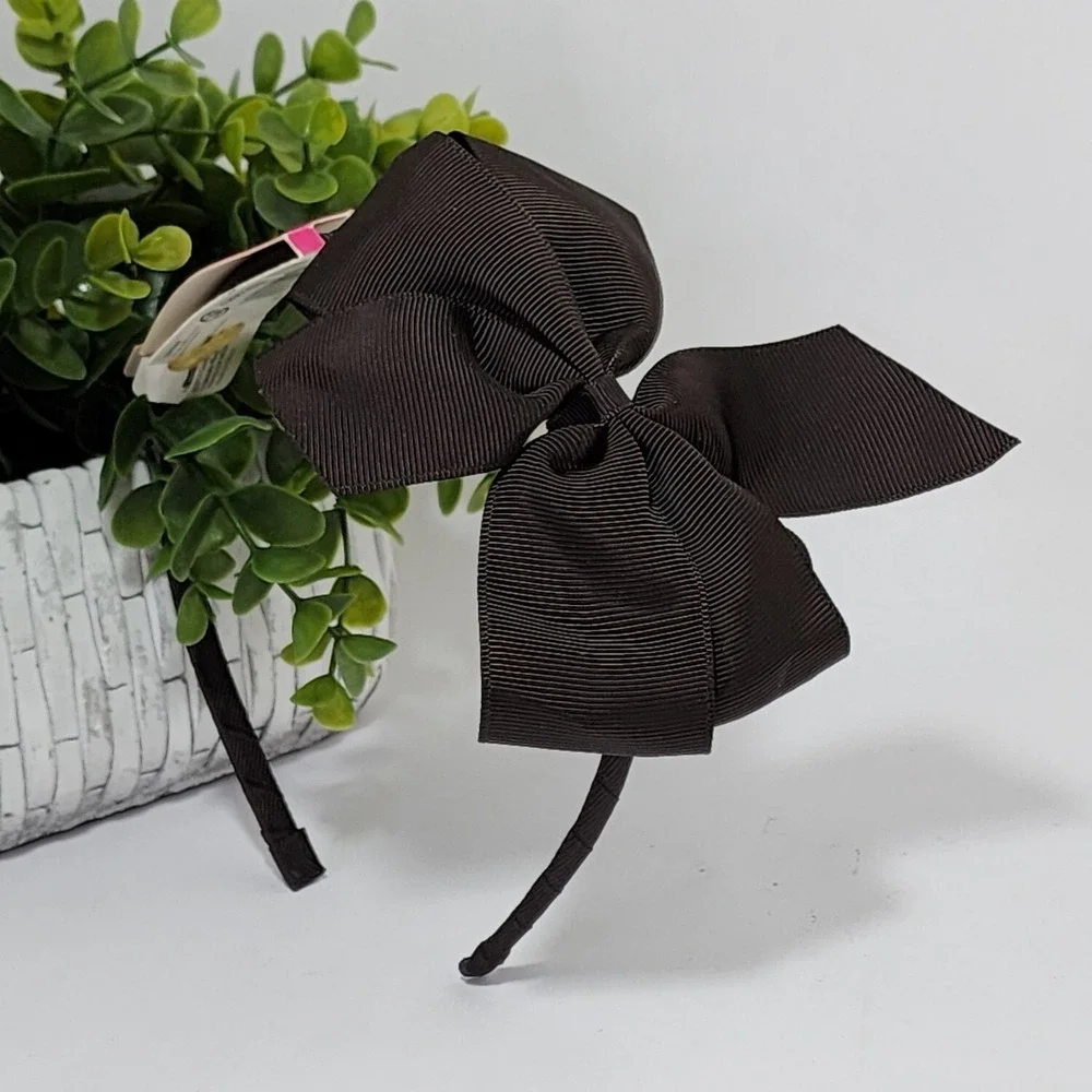 Goody Girls Headband Dark Brown Bow - 1 Pc - Brand new